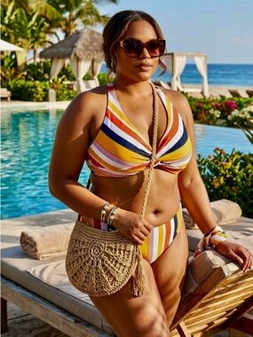 Stunning 🤩 two piece swimsuit! NWOT